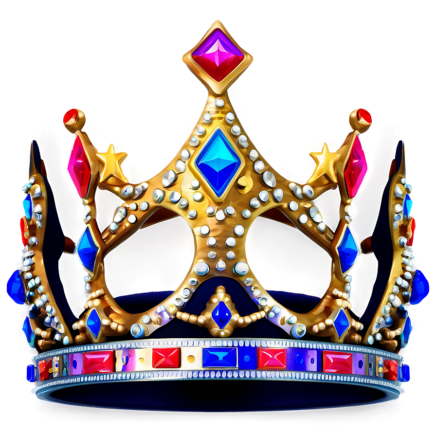 Crown With Stars Png 82 PNG Image