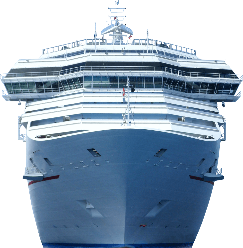 Cruise Ship Bow View PNG Image