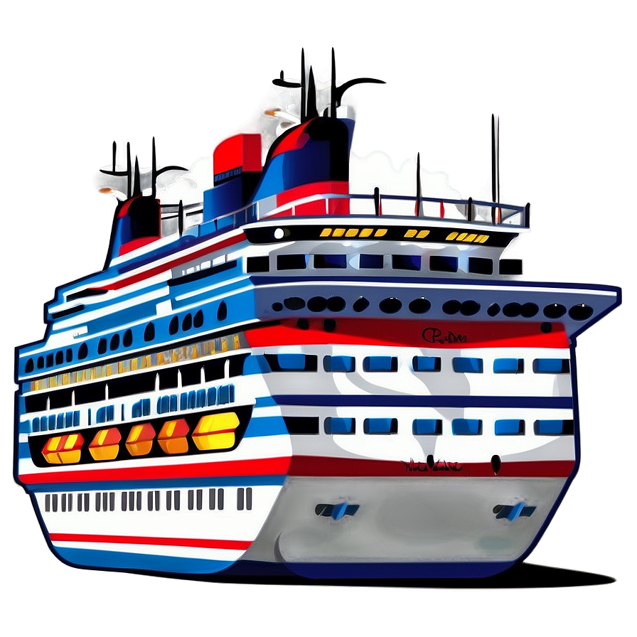 Cruise Ship Vacation Png Qst PNG Image