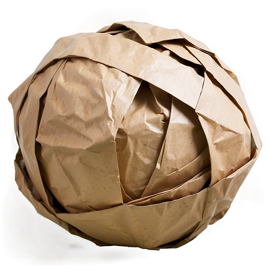 Crumpled Paper Ball Png Eug PNG Image