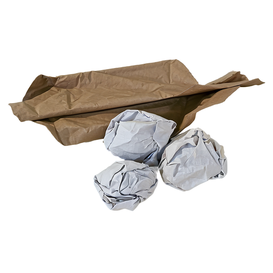 Crumpled Paper Trash Png Fax PNG Image