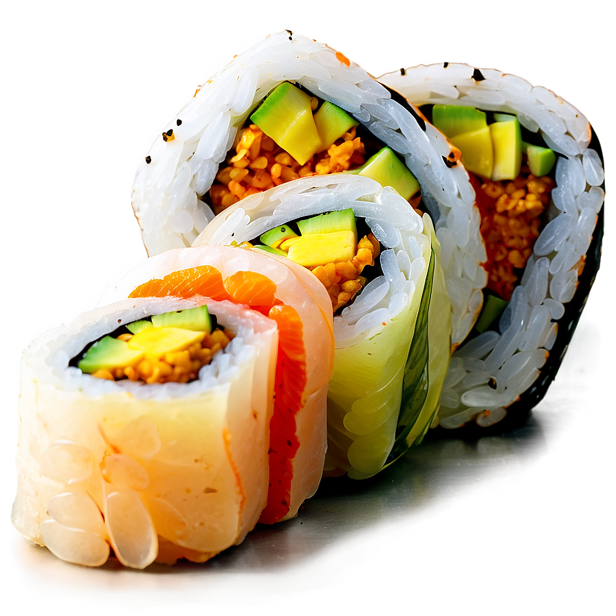 Crunchy Sushi Roll Png Dfb PNG Image