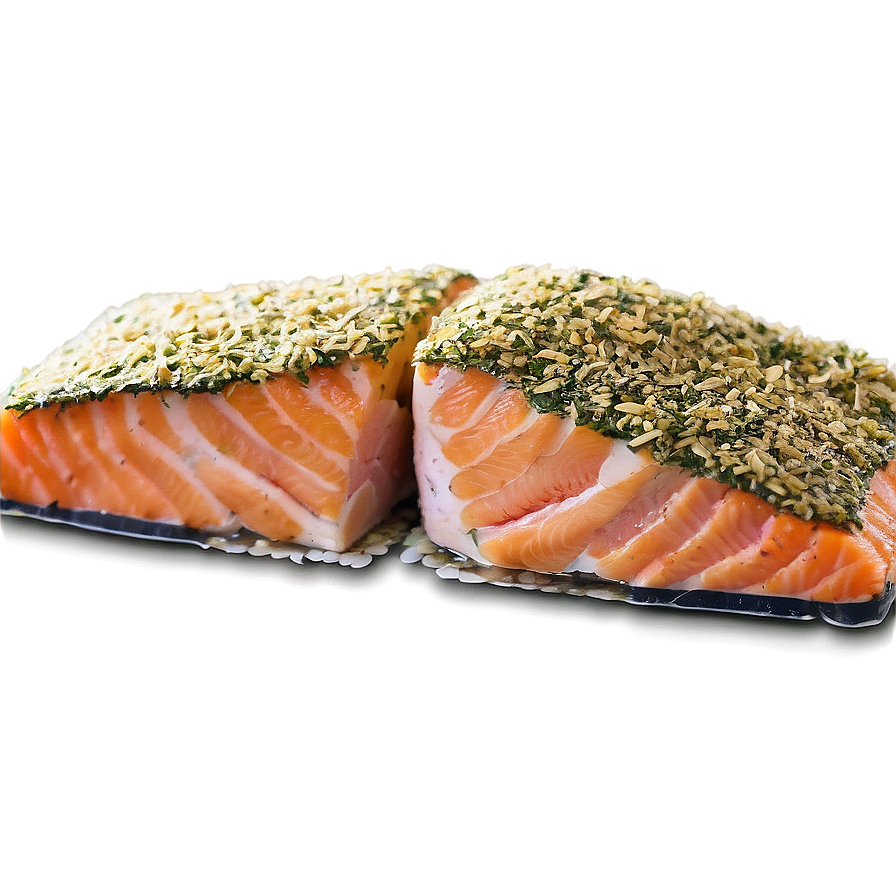 Crusted Herb Salmon Png 93 PNG Image