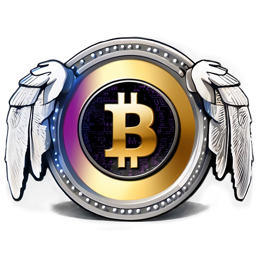 Crypto Coin With Wings Png 06282024 PNG Image