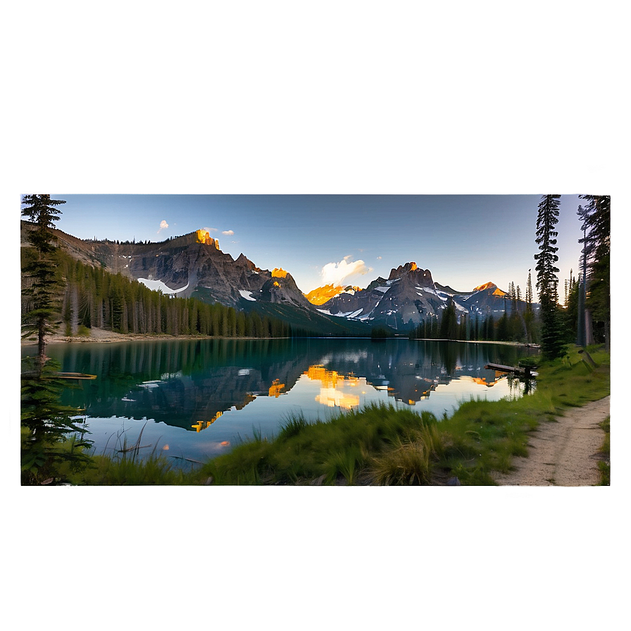 Crystal Clear Lake Trail Png Ctx2 PNG Image