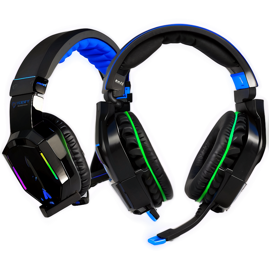 Crystal-clear Sound Gaming Headset Png 13 PNG Image