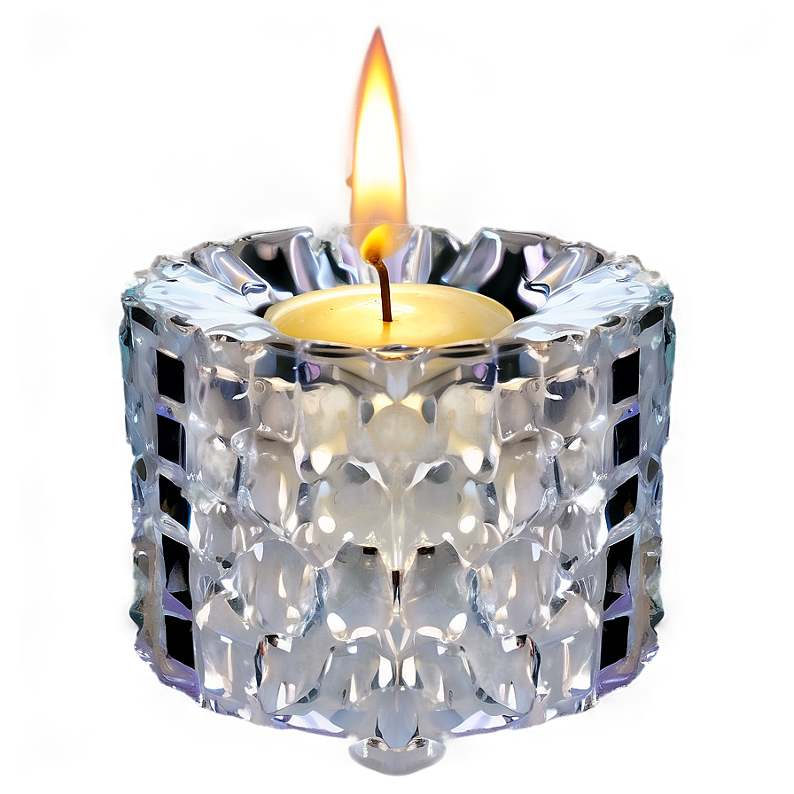 Crystal Encased Candle Png 6 PNG Image