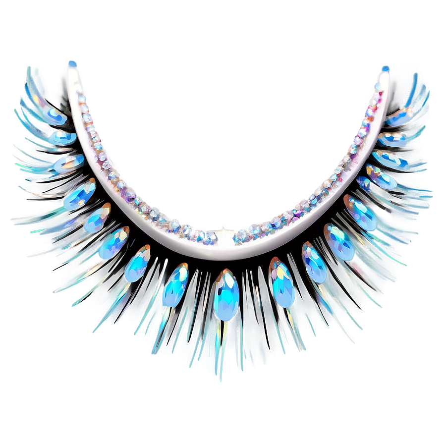 Crystal Fake Eyelashes Png Dfj PNG Image