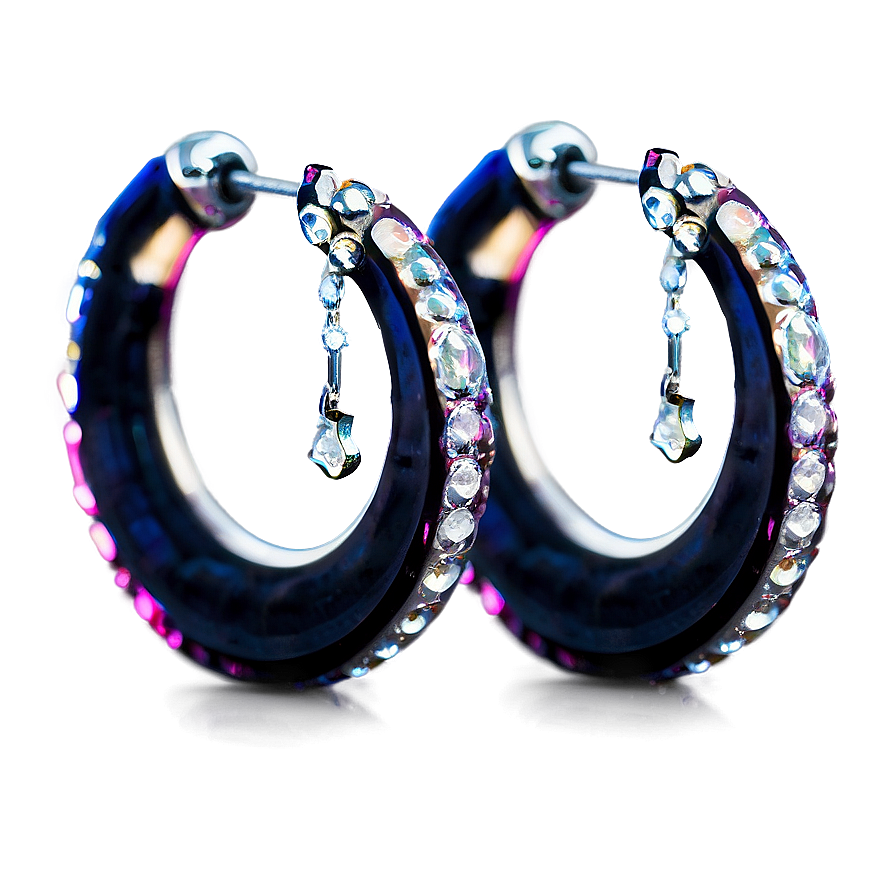 Crystal Hoop Earring Png 27 PNG Image