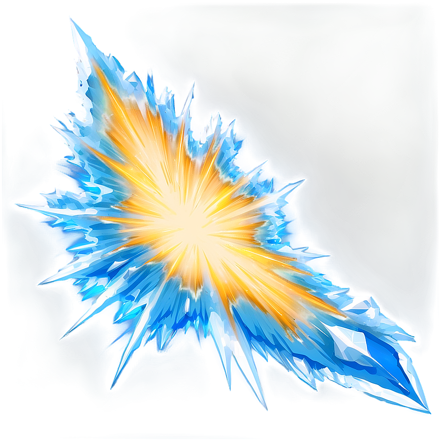 Crystal Ice Blast Png 06252024 PNG Image