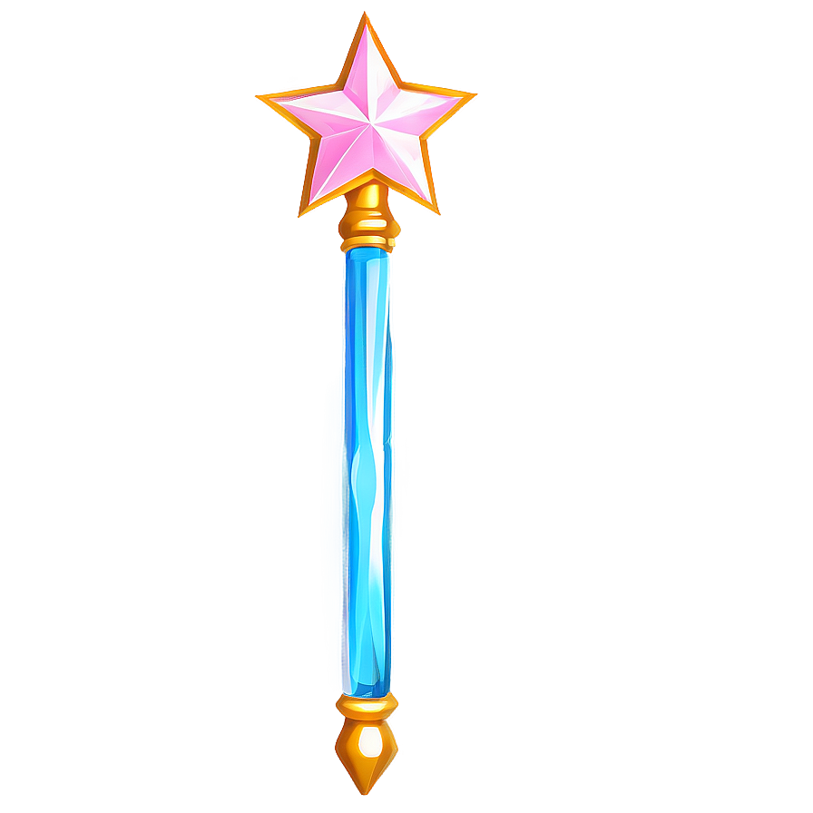 Crystal Magic Wand Png Rra PNG Image