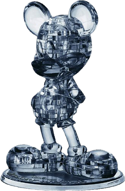 Crystal Mouse Figurine PNG Image