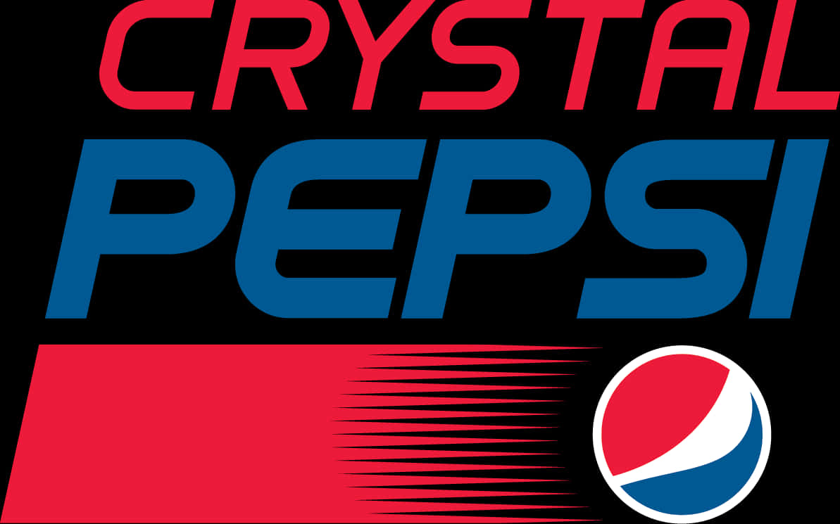 Crystal Pepsi Logo Design PNG Image