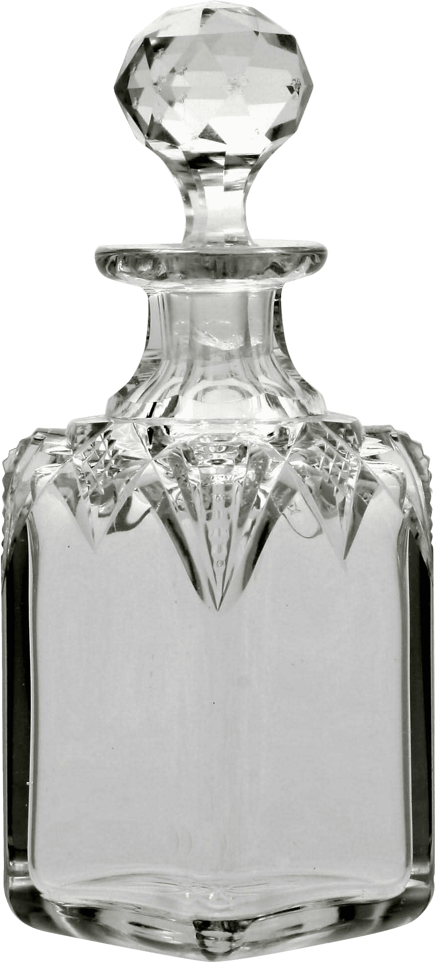 Crystal Perfume Bottle Elegance PNG Image