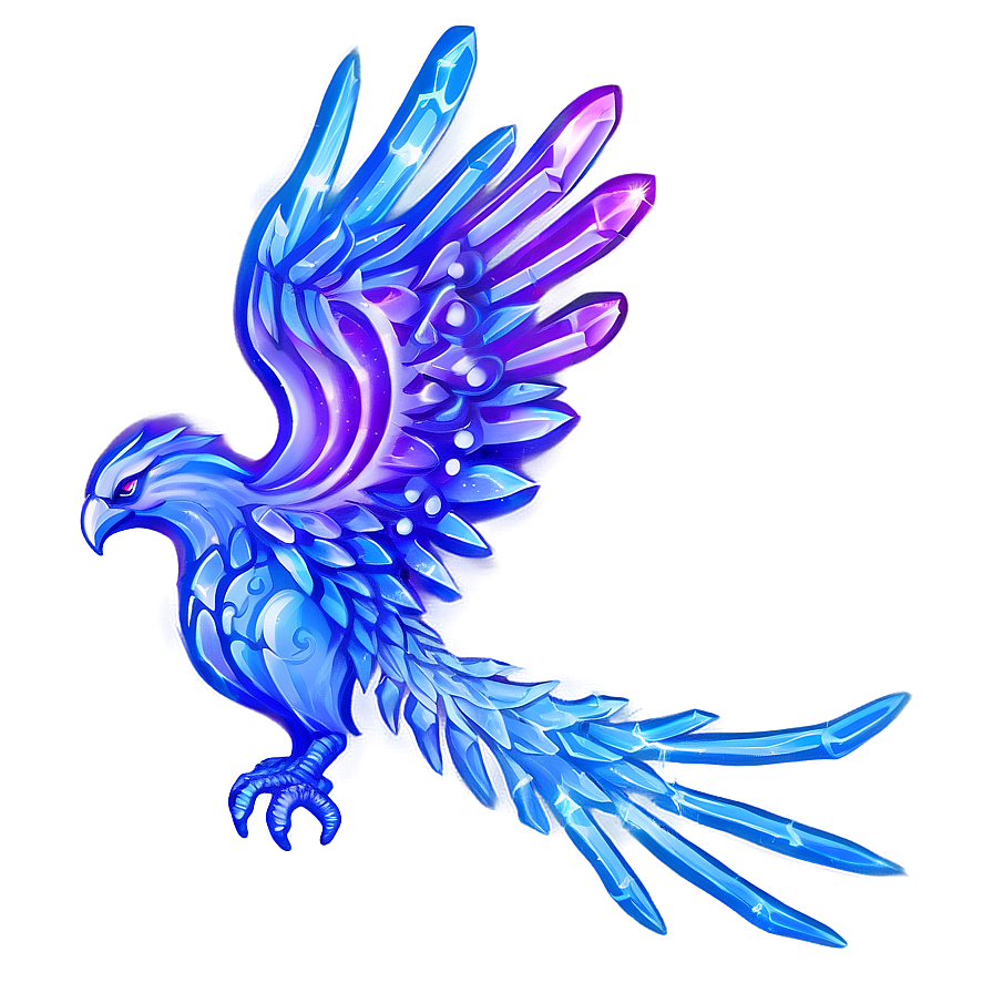 Crystal Phoenix Rising Png Uyi PNG Image