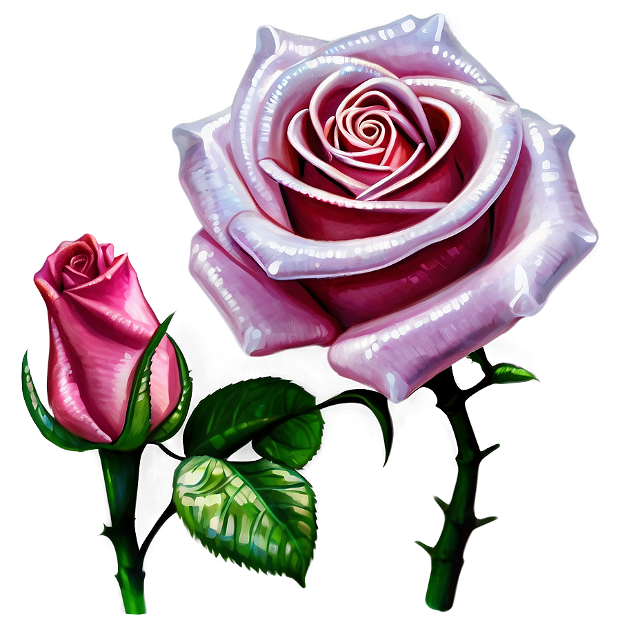 Crystal Roses Fantasy Png 77 PNG Image