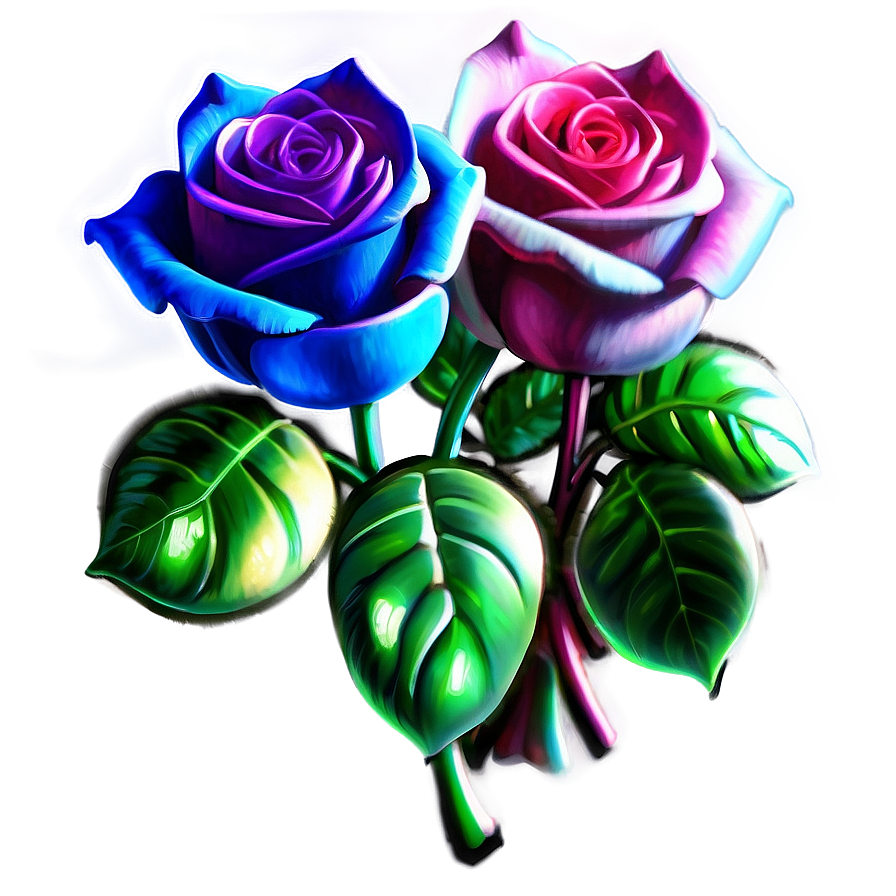 Crystal Roses Fantasy Png Meg85 PNG Image