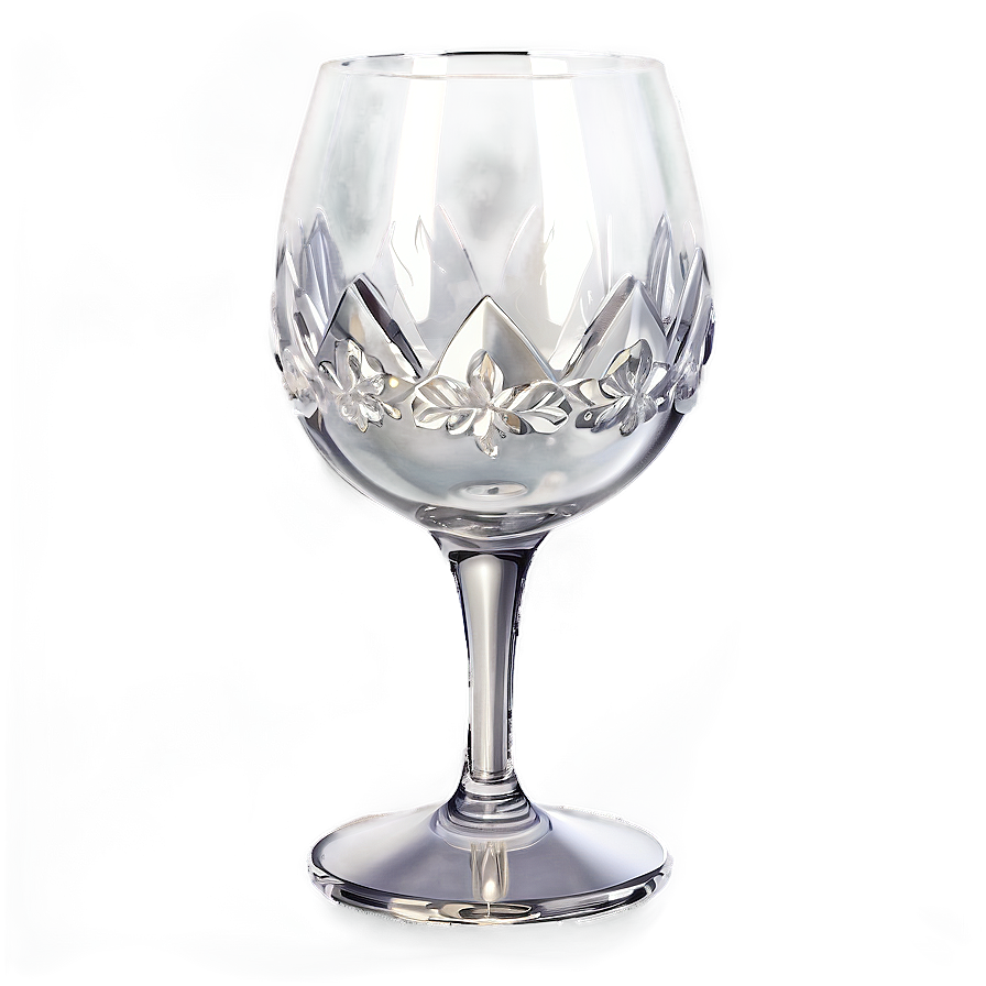 Crystal Wine Glass Png 05252024 PNG Image