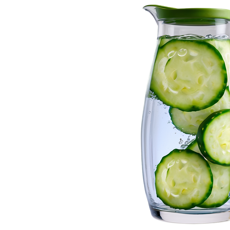 Cucumber Water Pitcher Png Trg PNG Image