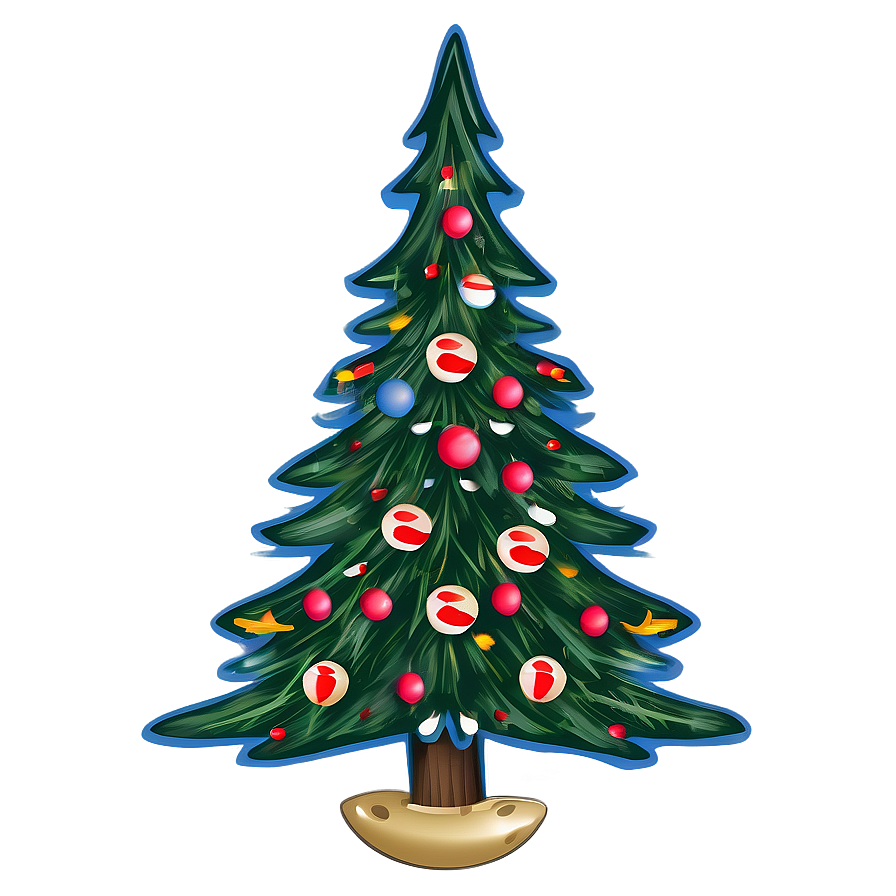 Cuddly Christmas Tree Picture Png Ish75 PNG Image