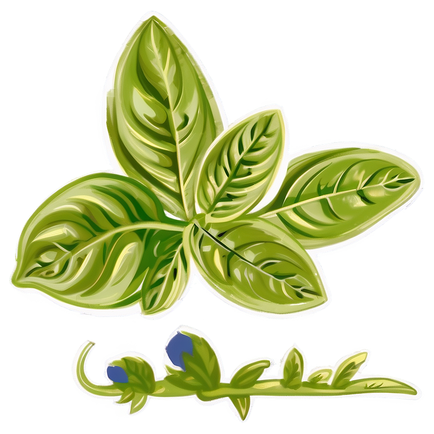 Culinary Basil Herb Png Apm50 PNG Image