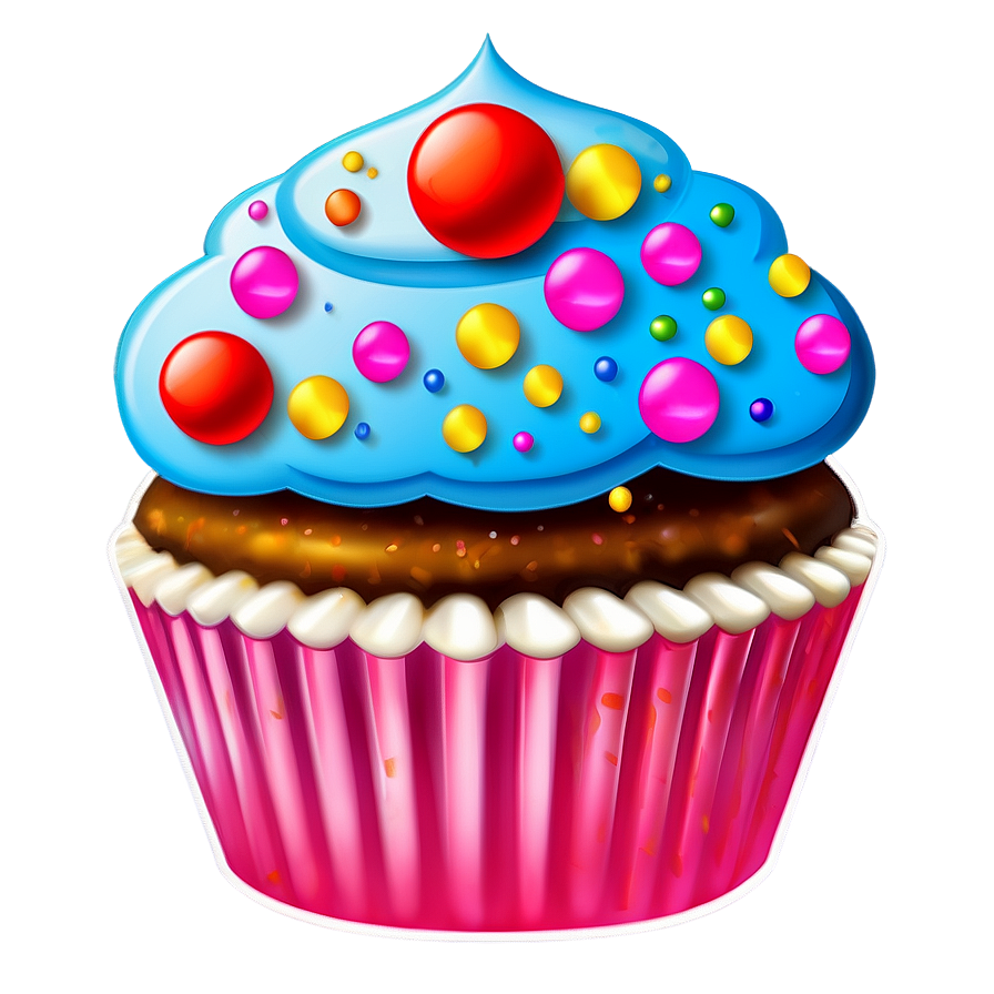 Cupcake Emoji Png 04292024 PNG Image