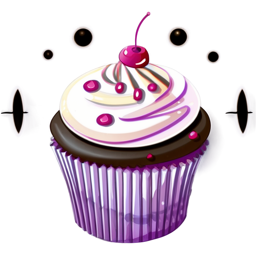 Cupcake Illustration Png Fdg8 PNG Image