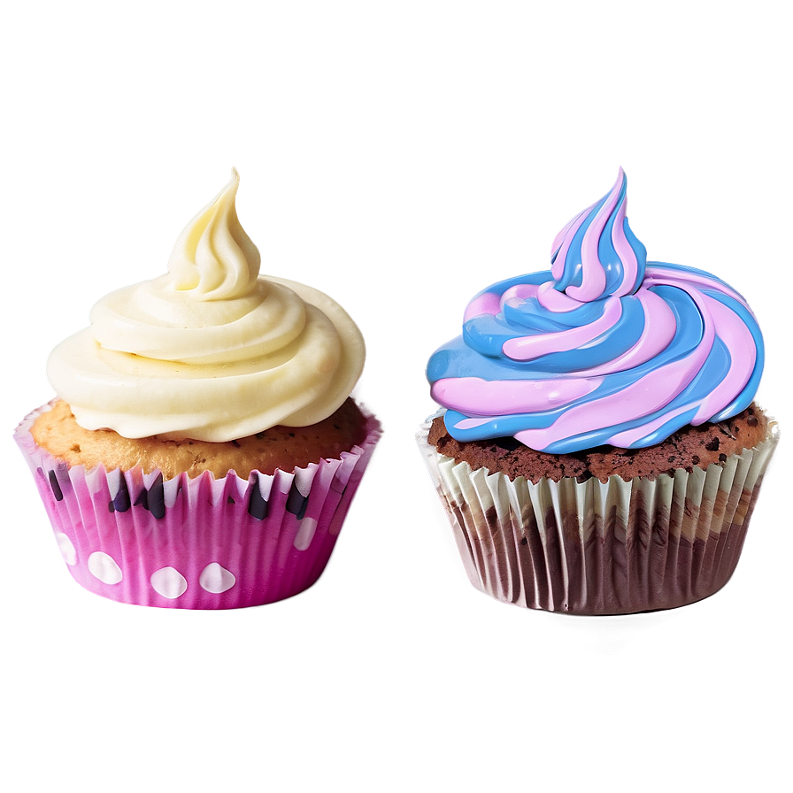 Cupcake With Frosting Swirl Png 24 PNG Image