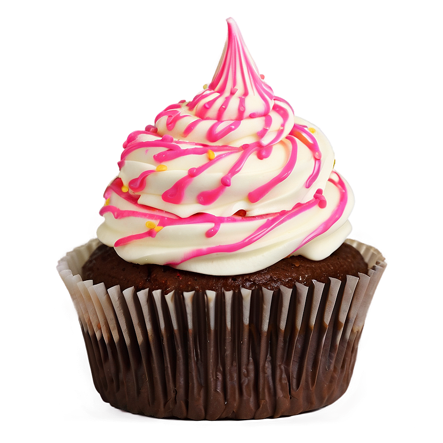 Cupcake With Frosting Swirl Png Yjm46 PNG Image