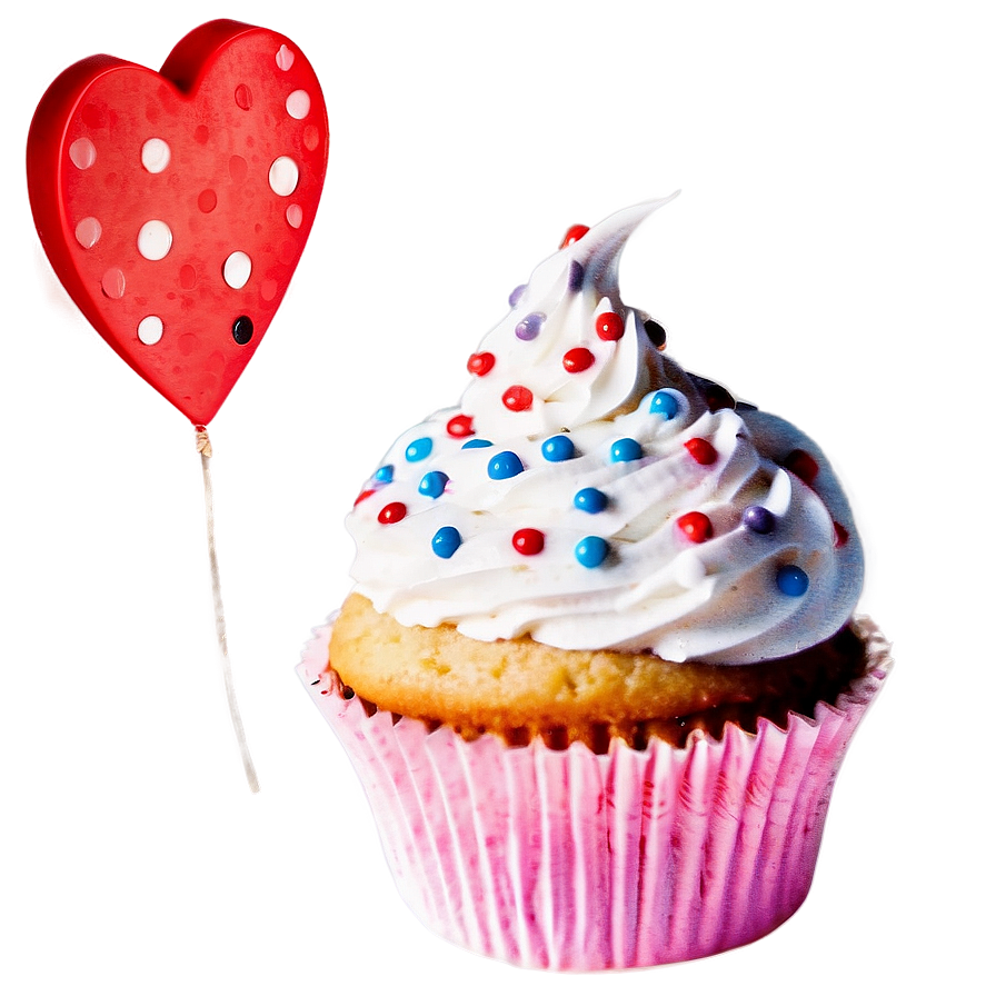 Cupcake With Heart Png Flb15 PNG Image