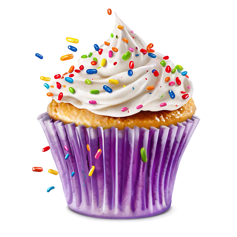 Cupcake With Sprinkles Png 05032024 PNG Image