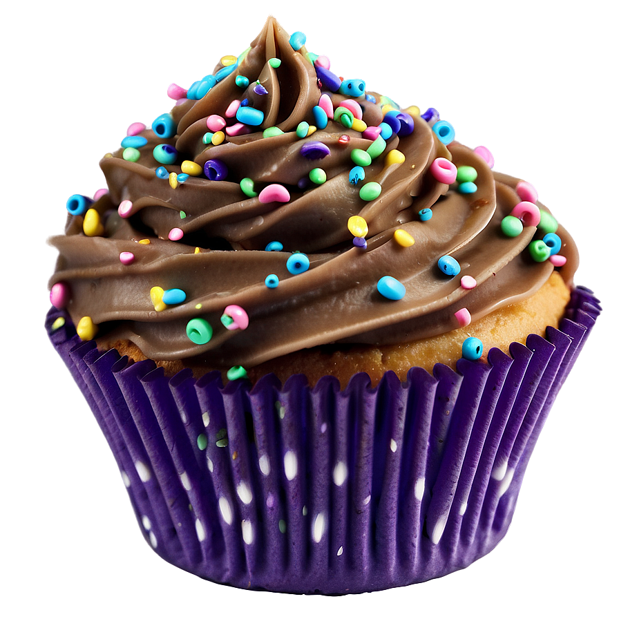 Cupcake With Sprinkles Png Ljx PNG Image