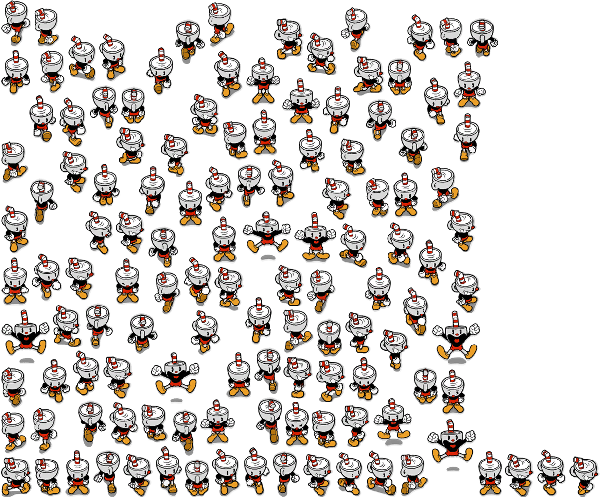 Cuphead_ Army_ Pattern PNG Image