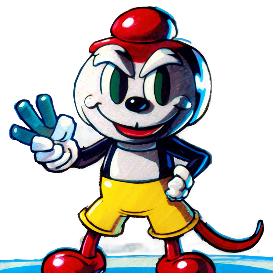 Cuphead Co-op Gameplay Png Pix PNG Image