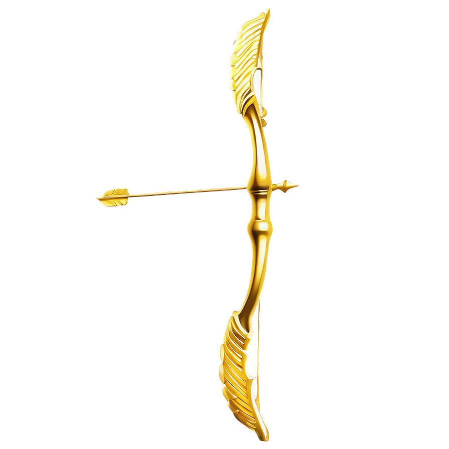 Cupid Arrow In Gold Png Doh PNG Image