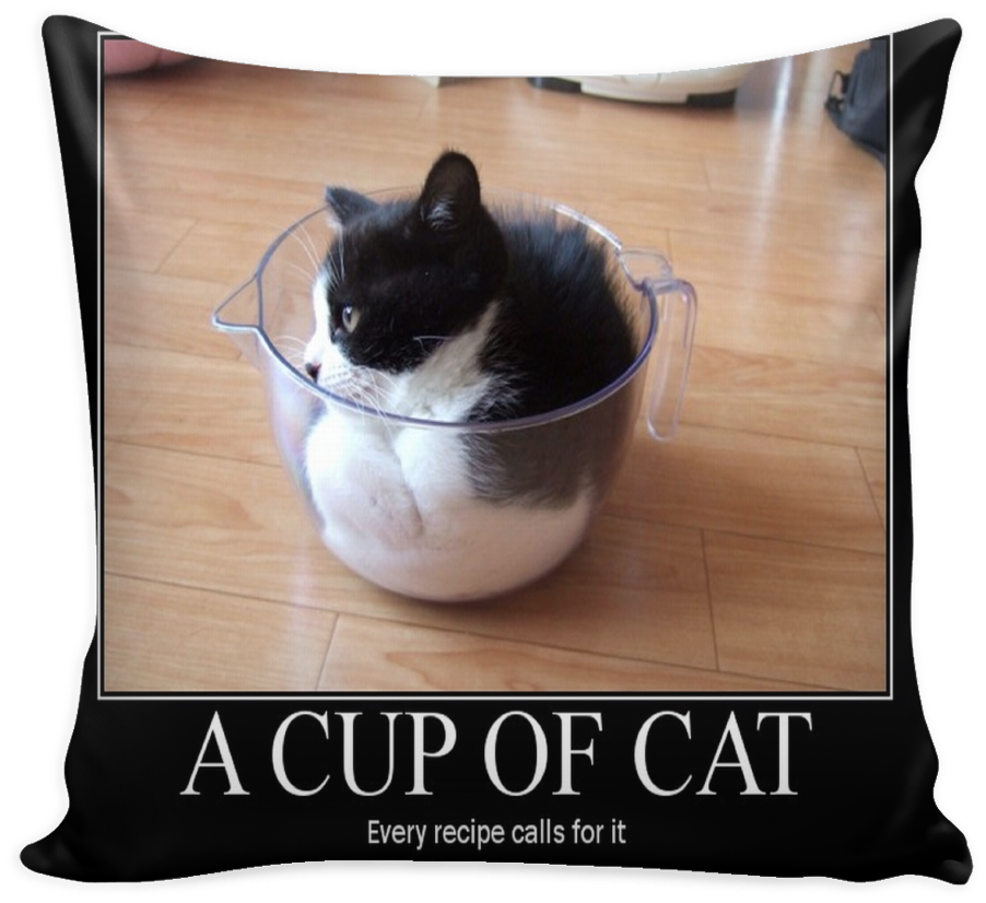 Cupof Cat Meme PNG Image