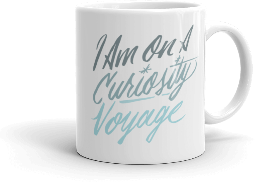 Curiosity Voyage Mug PNG Image