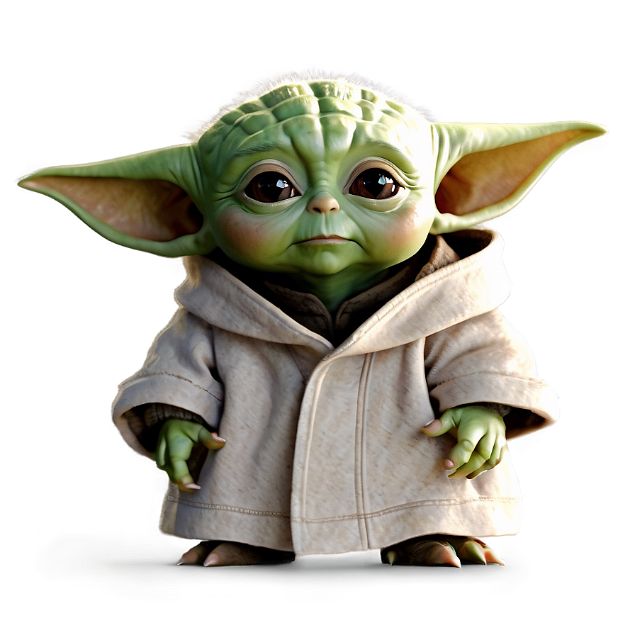 Curious Baby Yoda Png 22 PNG Image