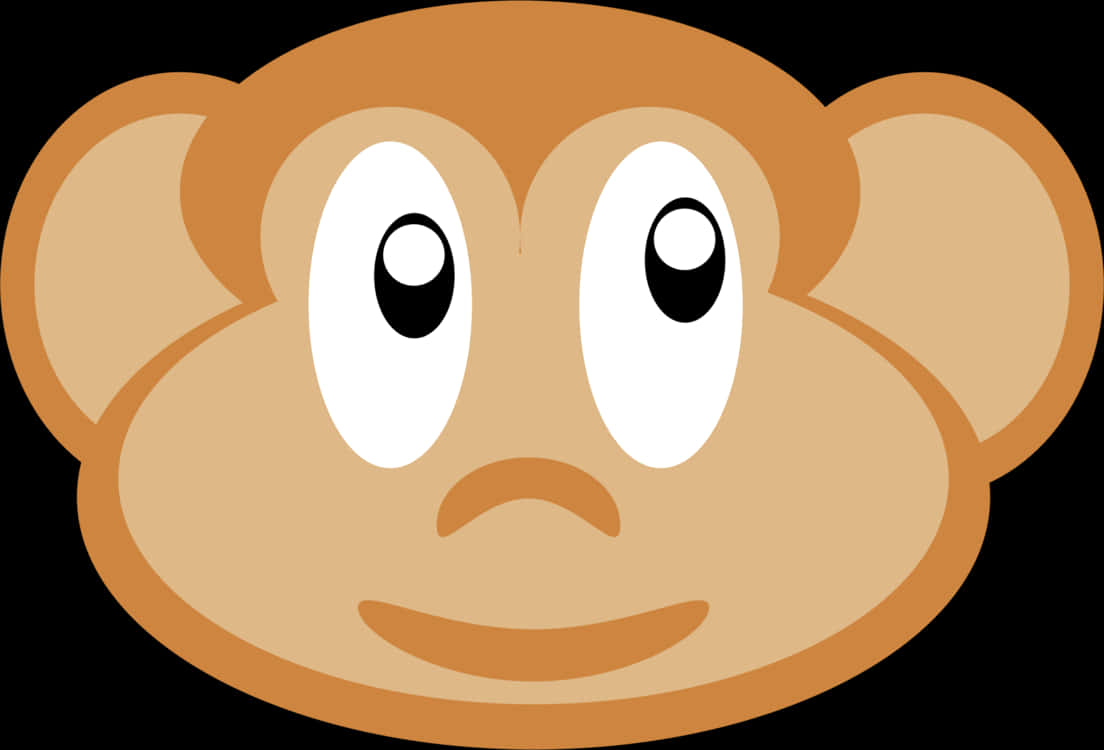 Curious George Cartoon Face PNG Image