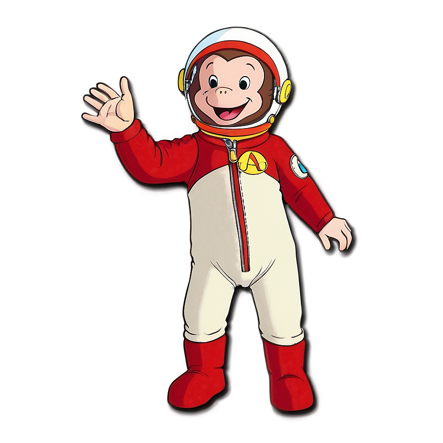 Curious George Goes To Space Png Jdq PNG Image