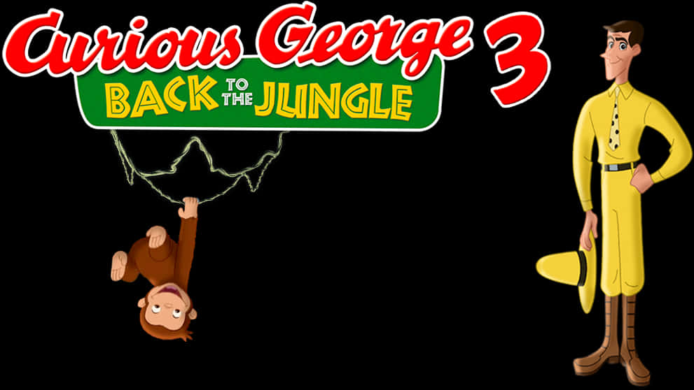 Curious George3 Backtothe Jungle Promo PNG Image