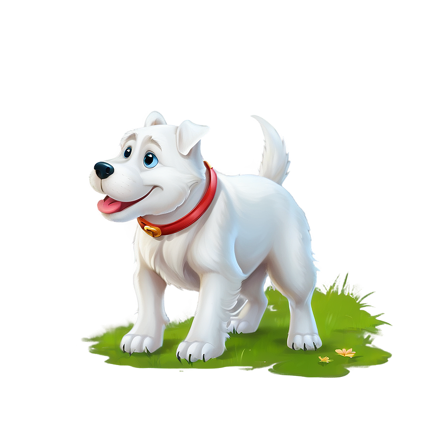 Curious White Dog Png 4 PNG Image