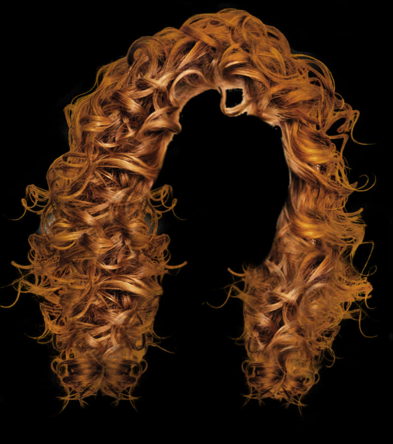 Curly Hair Arch Artwork PNG Image