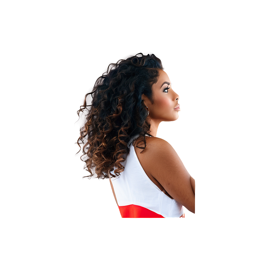 Curly Hair Beach Waves Png Ysh22 PNG Image