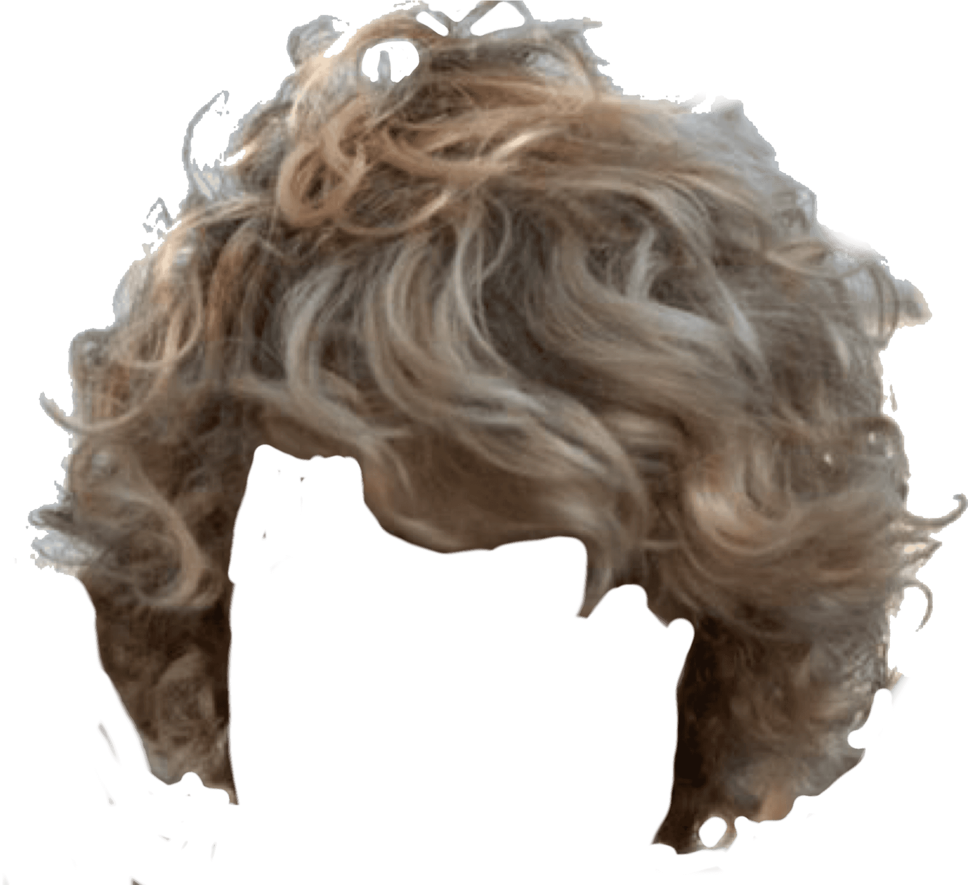 Curly Hair Texture PNG Image