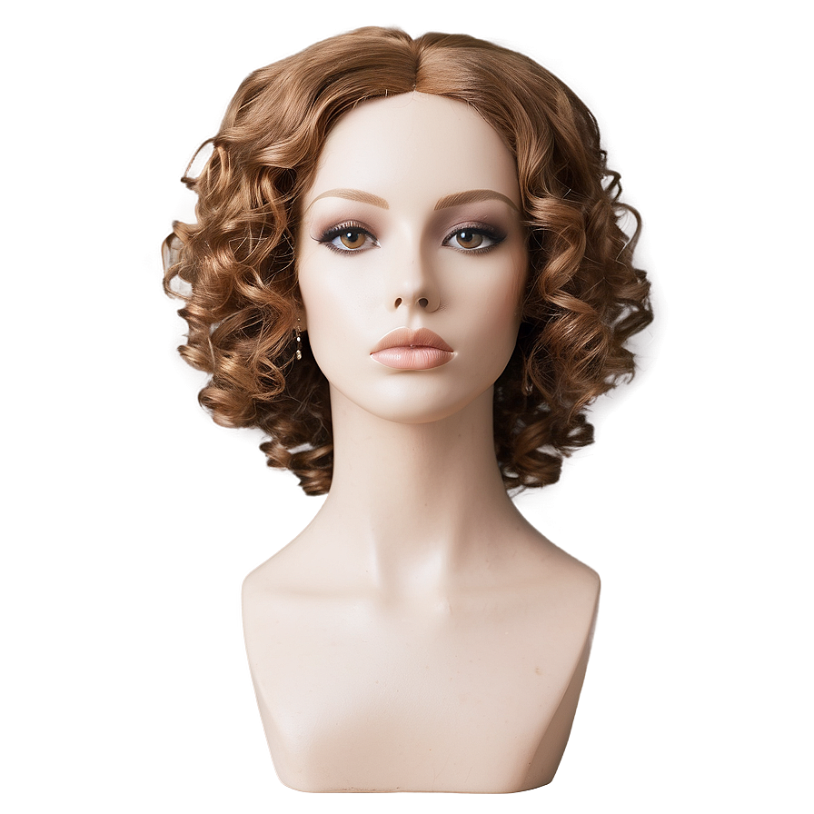 Curly Hair Wig Png 05252024 PNG Image