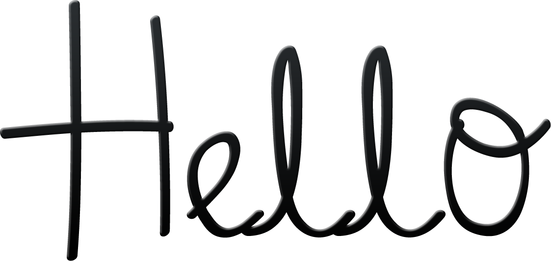 Cursive_ Hello_ Signature PNG Image