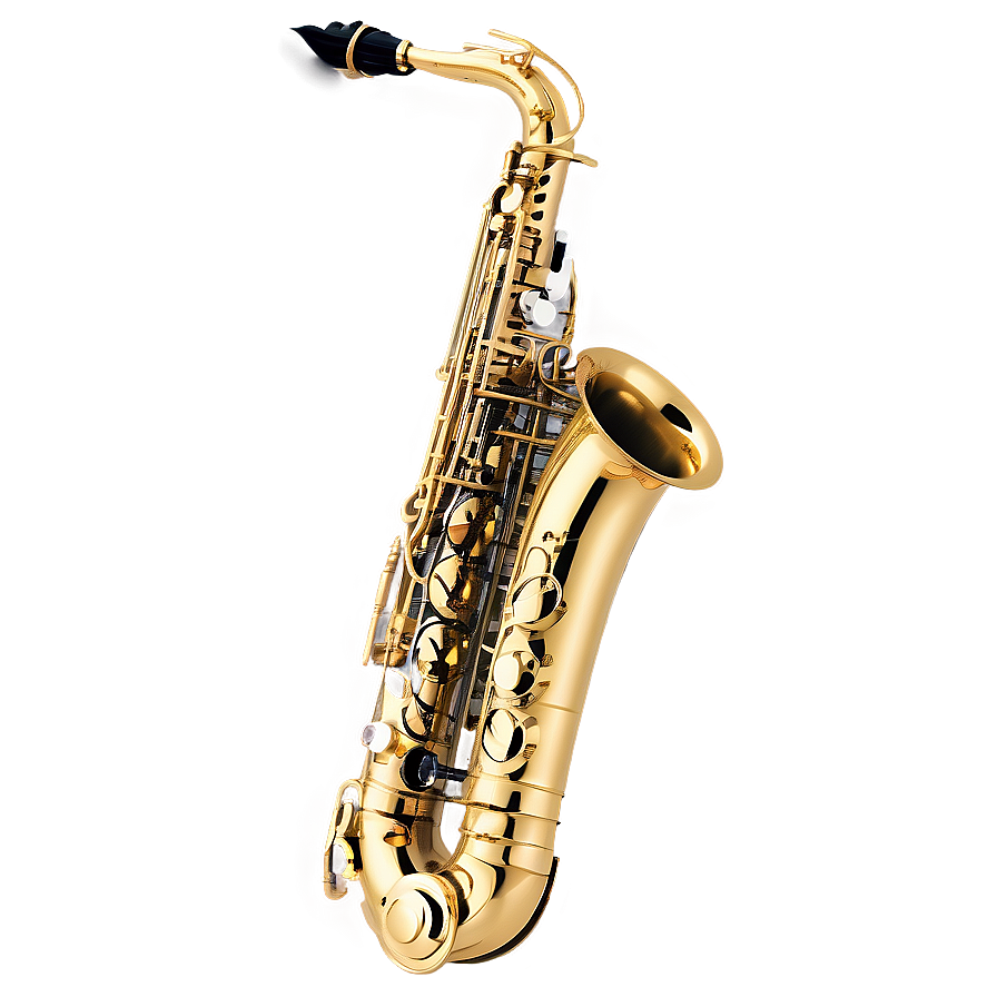 Curved Alto Saxophone Png Uiu46 PNG Image