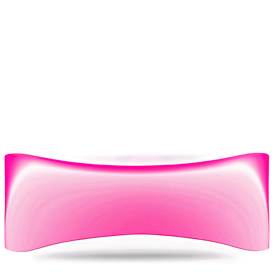 Curved Banner In Pink Png Ajn PNG Image