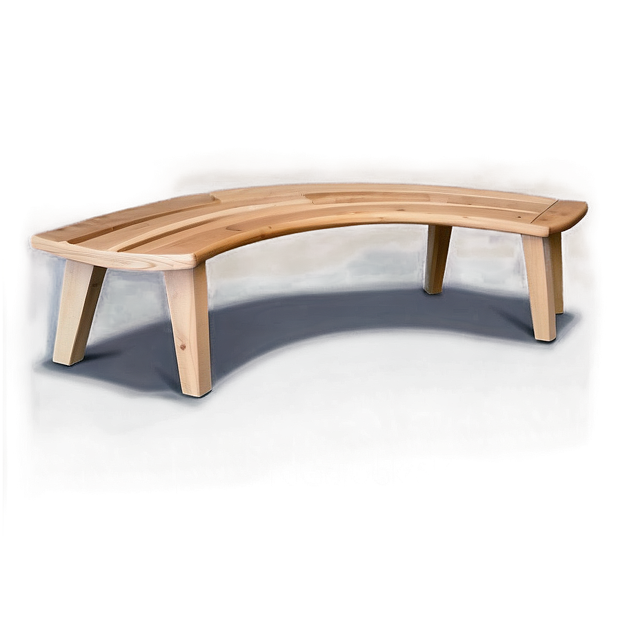 Curved Bench Png 05232024 PNG Image